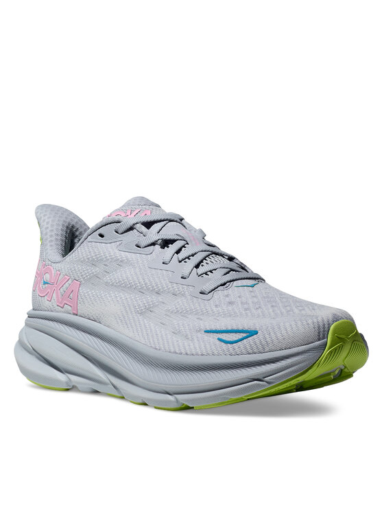 Hoka Buty do biegania Hoka Clifton 9 Wide 1132211 Szary