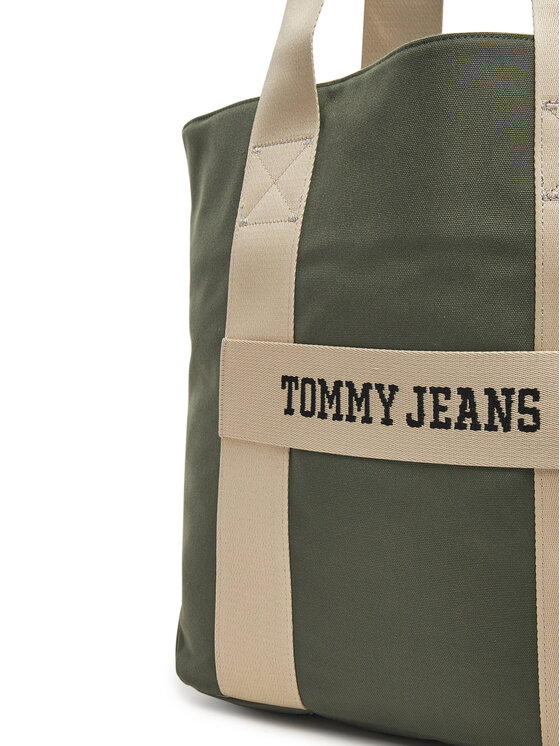 Tommy Jeans Geantă Tommy Jeans Retro Cool Tote AM0AM13278 Kaki