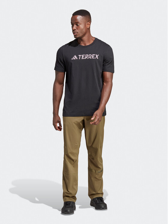 adidas adidas Футболка Terrex Classic Logo T-Shirt HZ1399 Чорний Regular Fit