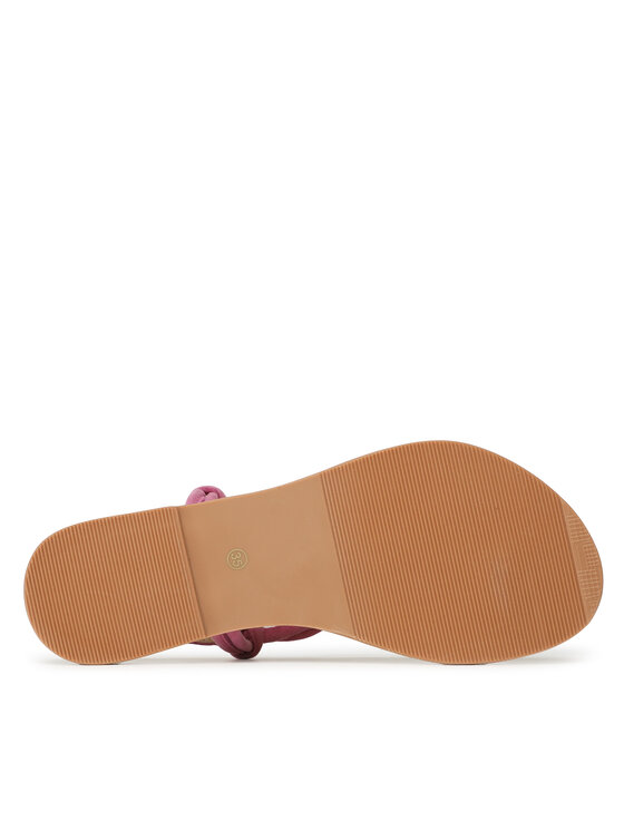 Manebi Босоніжки Manebi Suede Leather Sandals V 1.8 Y0 Рожевий