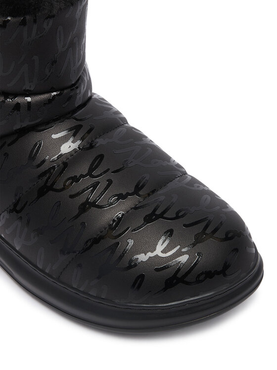KARL LAGERFELD Μπότες Χιονιού KARL LAGERFELD Kapri Kosi KL44558W Μαύρο
