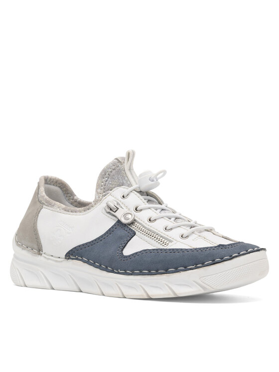Rieker Sneakersy Rieker 55064-80 Biały
