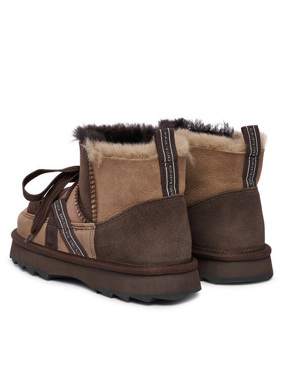 EMU Australia Stivali da neve EMU Australia Blurred Micro Patchwork W13195 Marrone scuro