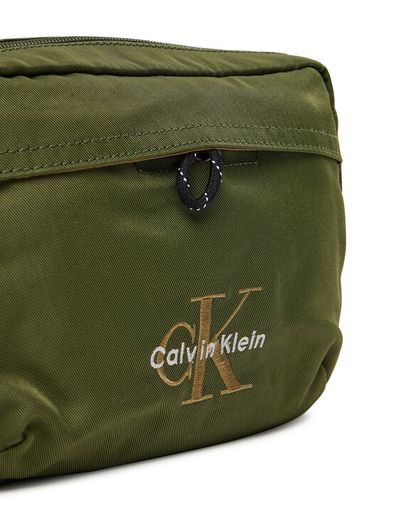 Calvin Klein Torbica za okrog pasu Calvin Klein Bold Camera Bag LV04D3117G Zelena