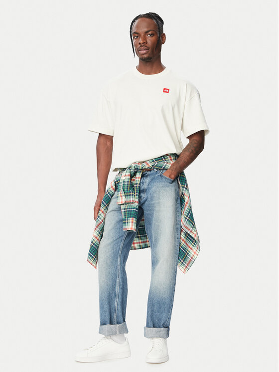 The North Face The North Face Camiseta Redbox NF0A8EG5QLI1 Crema Relaxed Fit