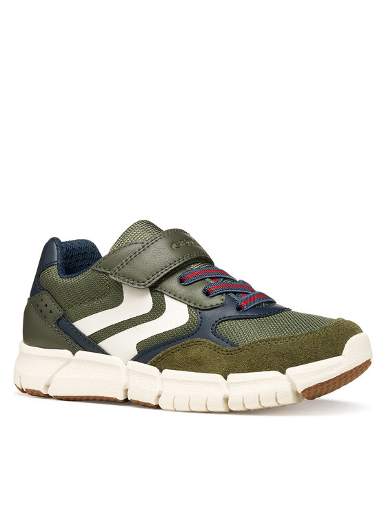 Geox Sneakersy Geox J Flexyper Boy J459BB 0FU22 C0938 D Zielony