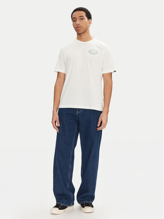 Vans Vans Camiseta Road Stop VN000M67 Écru Regular Fit