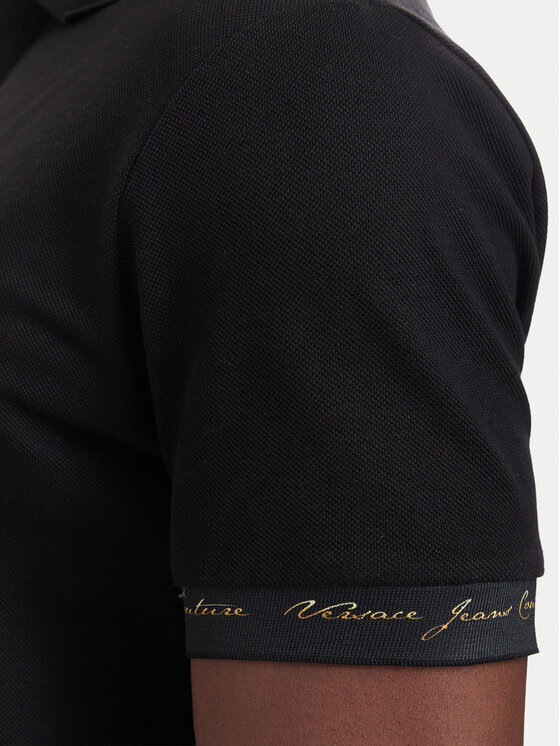 Versace Jeans Couture Versace Jeans Couture Polo 80GAGT12 CJ01T Negro Slim Fit