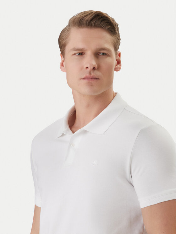 Calvin Klein Calvin Klein Polo LV04LC254G Blanco Slim Fit