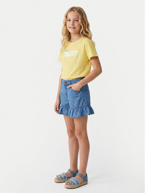 Roxy Roxy Camiseta Orchid Art ERGZT04142 Amarillo Regular Fit