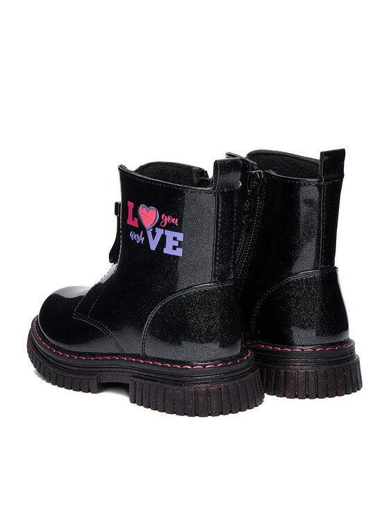 DeeZee Členková obuv DeeZee CEO-CM241210-19 Čierna