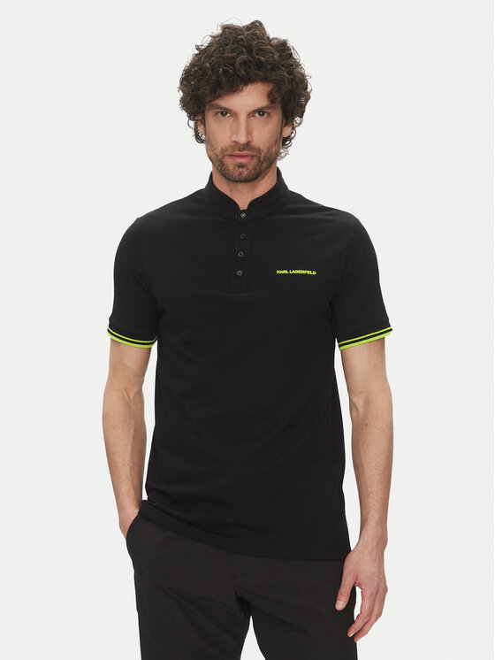 KARL LAGERFELD KARL LAGERFELD Polo marškinėliai 745022 552232 Juoda Regular Fit