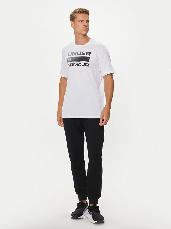 Under Armour Under Armour Majica Ua Team Issue Wordmark 1329582 Bela Regular Fit