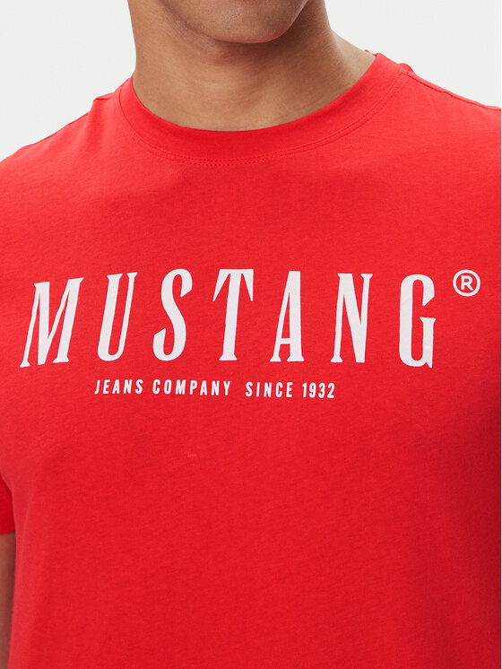 Mustang Mustang Camiseta Austin 1016853 Rojo Regular Fit