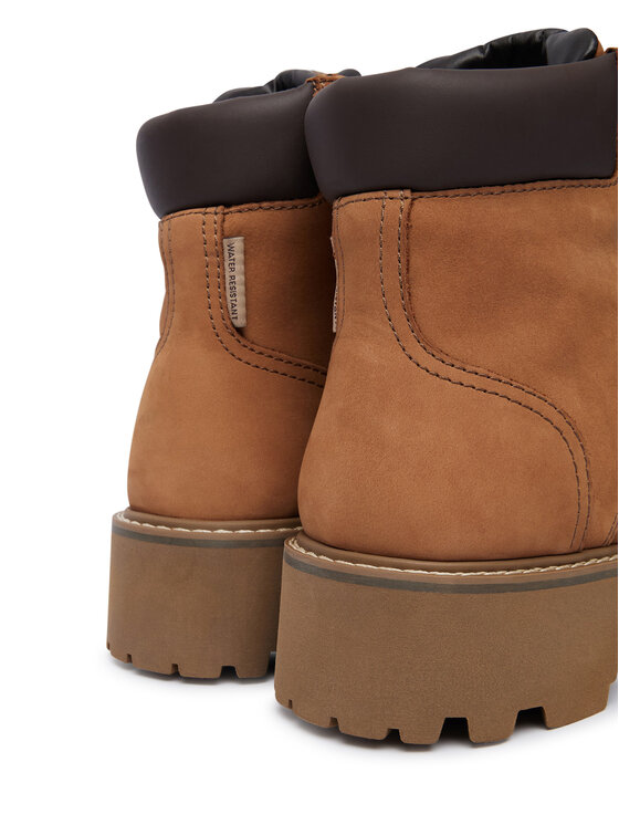 Tommy Jeans Bakancs Tommy Jeans Tjw Platform Nubuck Boots EN0EN03114 Bézs