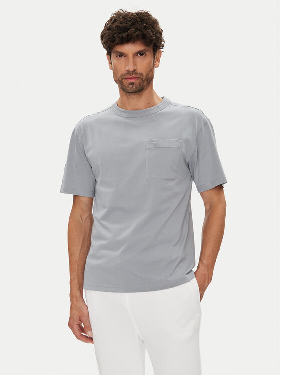 K-Way K-Way T-shirt K2135HW Siva Regular Fit