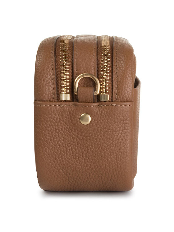 Tory Burch Ročna torba Tory Burch Perry Bombe Mini 55691 Rjava