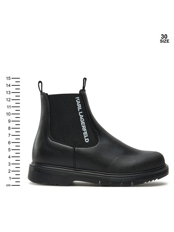 Karl Lagerfeld Kids Gležnjarji Chelsea Karl Lagerfeld Kids Z30365 M Črna