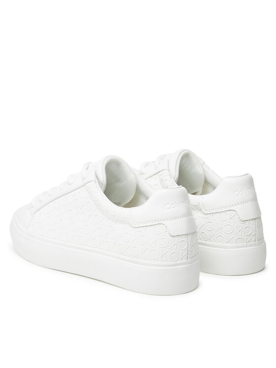 Calvin Klein Αθλητικά Calvin Klein Vulc Lace Up Mono Pu HW0HW02573 Λευκό