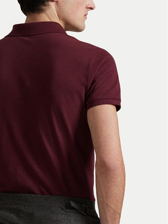 Polo Ralph Lauren Polo Ralph Lauren Polo marškinėliai 710536856343 Vyšninė Slim Fit
