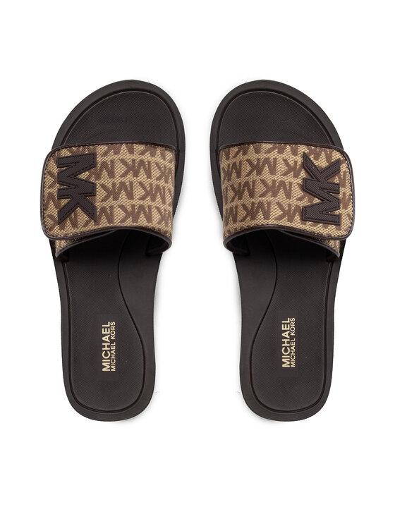 MICHAEL Michael Kors Natikači MICHAEL Michael Kors Mk Platform Slide 40T2MKFA1Y Bež