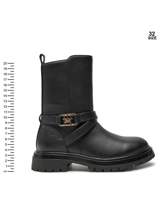 Tommy Hilfiger Botine Tommy Hilfiger T3A5-33574-1351 M Negru