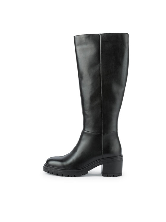 Geox Kozačky Geox D Damiana D26QCJ 00043 C9999 Černá