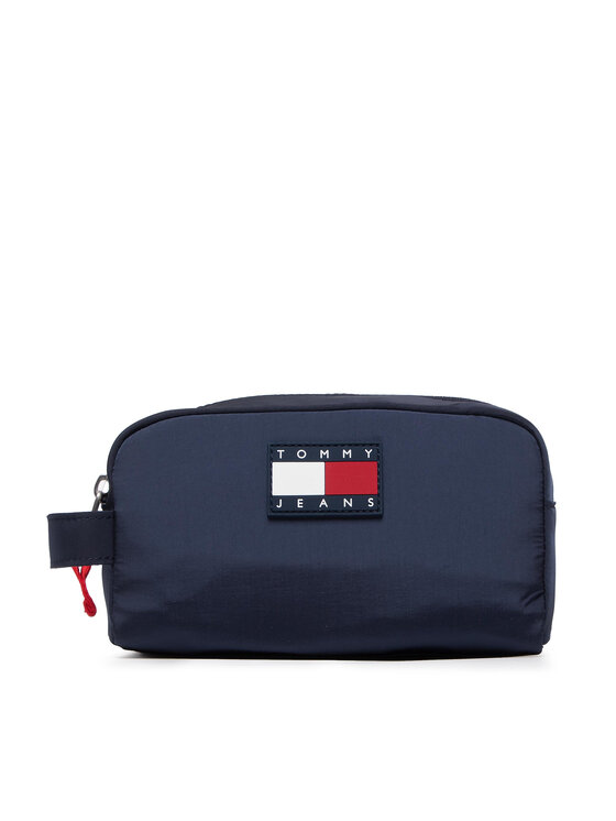 Tommy Jeans Несесер Tommy Jeans Tjm Heritage Washbag AM0AM07928 Тъмносин