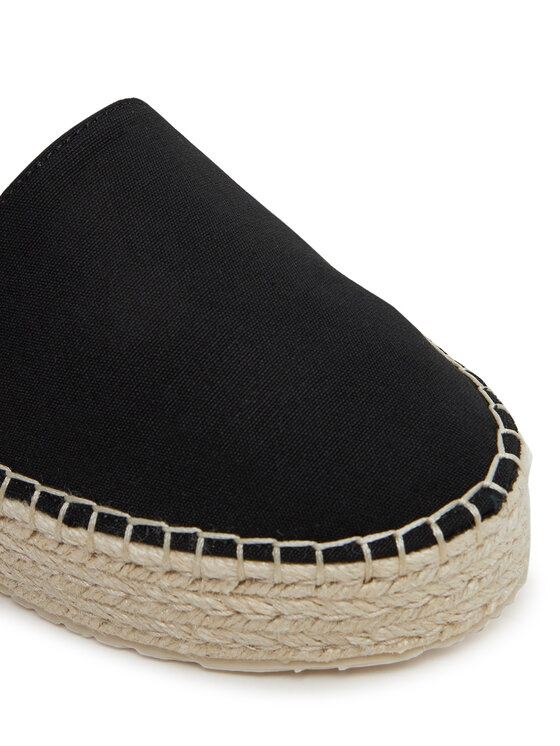 Calvin Klein Jeans Espadrilės Calvin Klein Jeans Flatform Espadrille Sling Mg YW0YW01735 Juoda