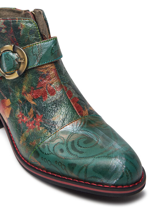 Laura Vita Členková obuv Laura Vita Alice 12 Zelená