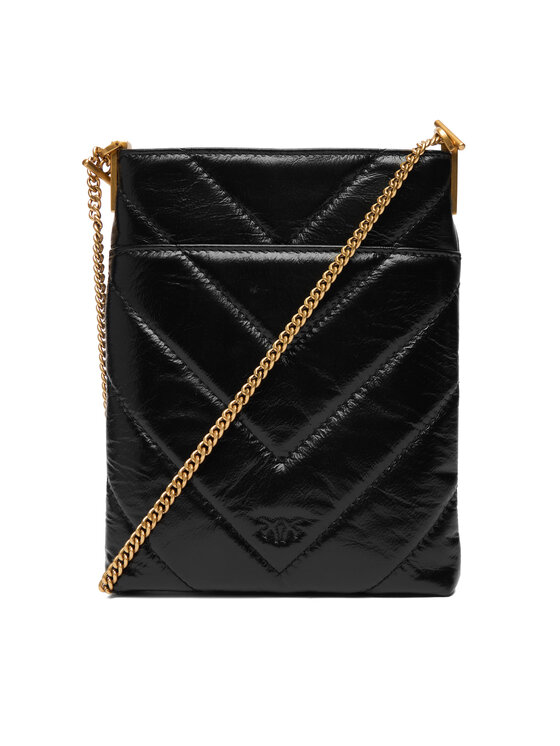 PINKO Kabelka PINKO Flat Satchel AI 25-26 PCPL 105352 A2W2 Čierna