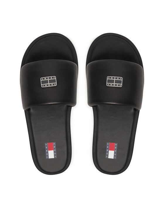 Tommy Jeans Šlepetės Tommy Jeans Tjw Soft Padded Casual Slide EN0EN02950 Juoda