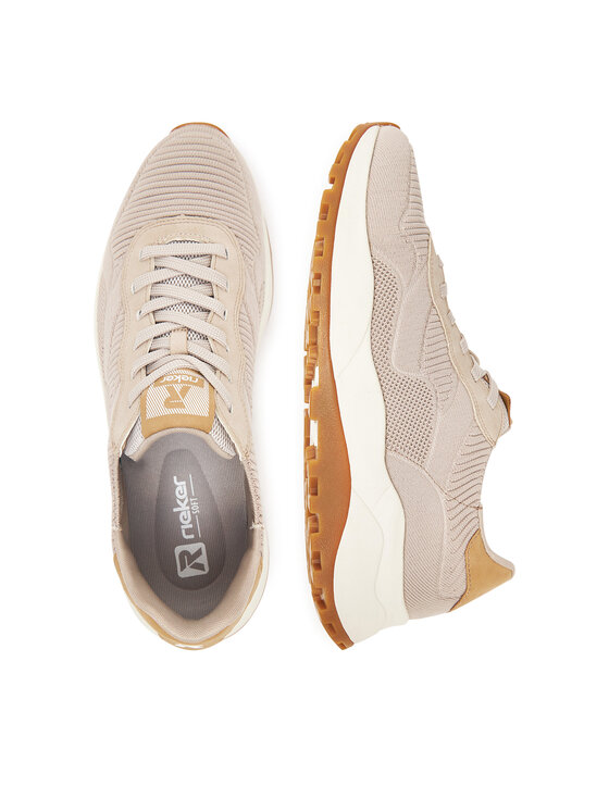 Rieker Sneakersy Rieker U1302-62 Beżowy