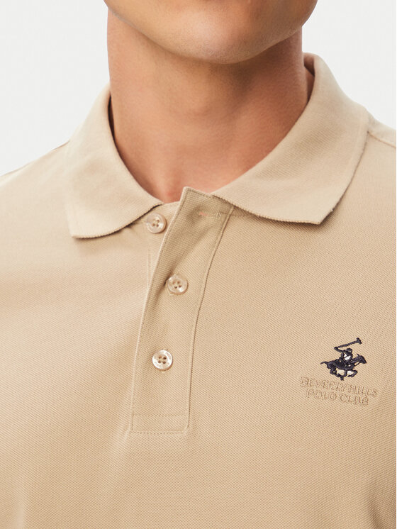 Beverly Hills Polo Club Beverly Hills Polo Club Polo P-SS26M-P424125 Beis Regular Fit