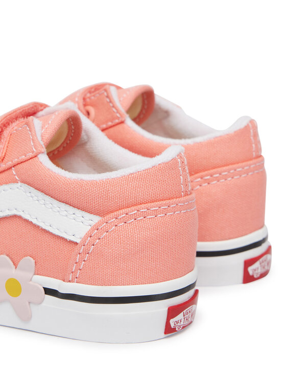 Vans Πάνινα παπούτσια Vans Old Skool V Flower VN000Z5XGSB1 Κοραλλί