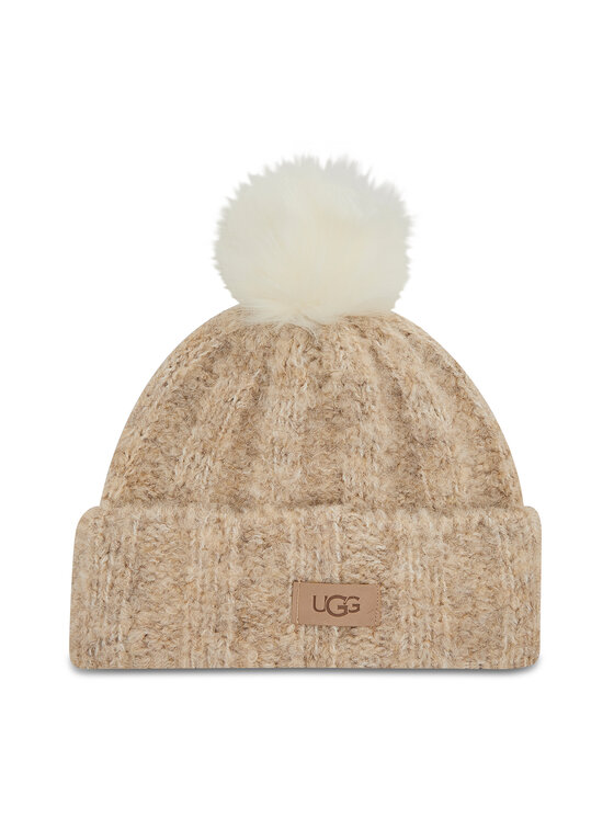 Ugg Σετ Κασκόλ και Σκούφος Ugg W Boucle Beanie And Scarf Set 20960 Μπεζ
