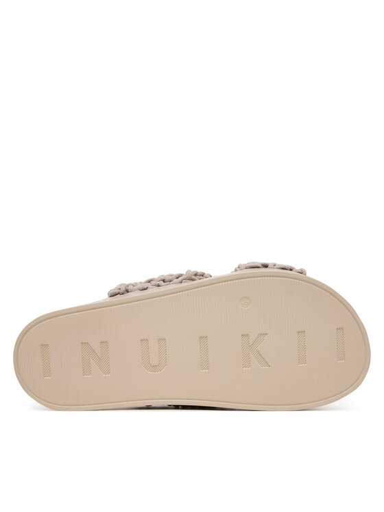 Inuikii Шльопанці Inuikii Woven 1004.003.0062 Світло-сірий