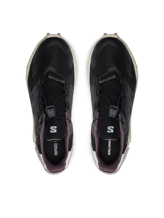Salomon Buty do biegania Salomon Supercross 4 Gore-Tex L47461800 Czarny