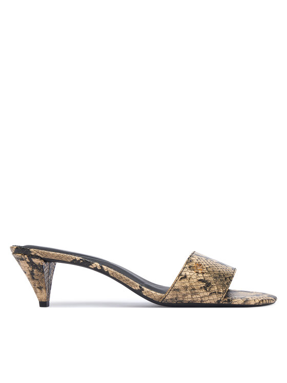 Tommy Hilfiger Papucs Tommy Hilfiger Th Mid Mule FW0FW09429 Bézs