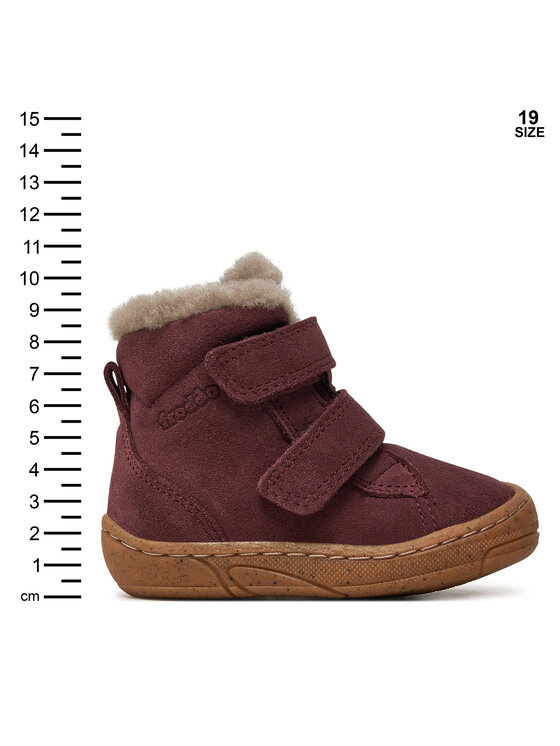 Froddo Kozačky Froddo Minni Suede G2110141-1 M Červená