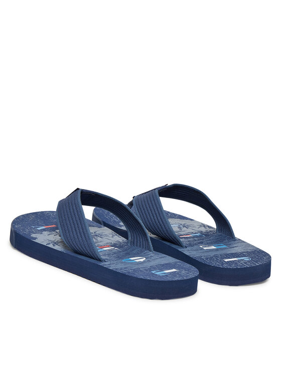 Tommy Jeans Japanke Tommy Jeans Tjm Elevated Beach Sandal EM0EM01561 Plava