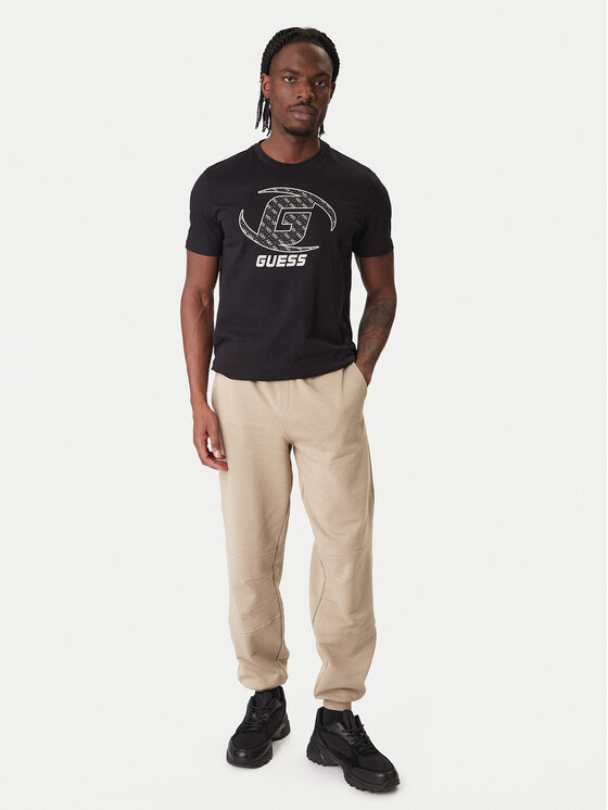 Guess Guess Camiseta Z6RI06 I3Z14 Negro Regular Fit