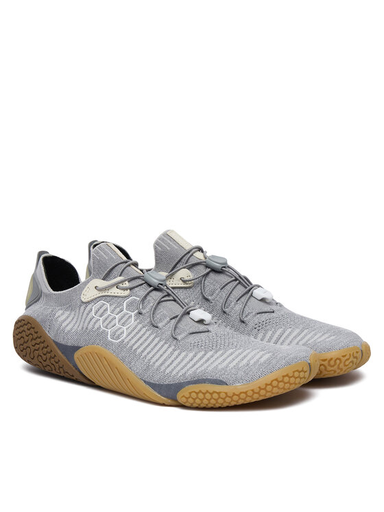 Vivo Barefoot Снікерcи Vivo Barefoot Motus Flex Natural  209646 Світло-сірий
