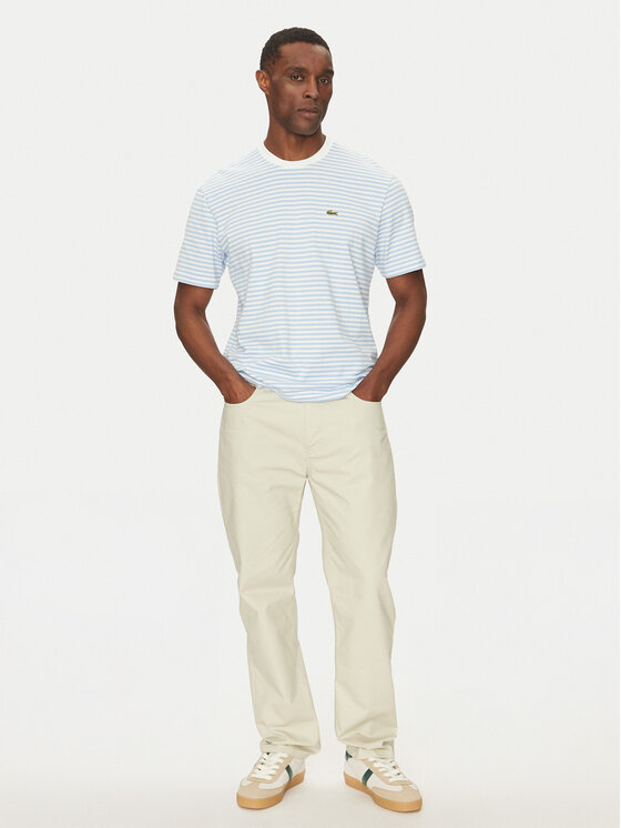Lacoste Lacoste T-shirt TH9749 Celeste Regular Fit