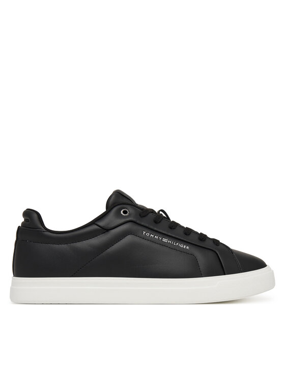 Tommy Hilfiger Tenisice Tommy Hilfiger Icon Court Light Premium FM0FM05837 Crna