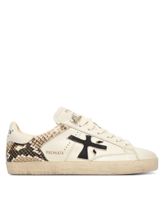 Premiata Sneakersy Premiata Stevend Var 8497 Kremowy