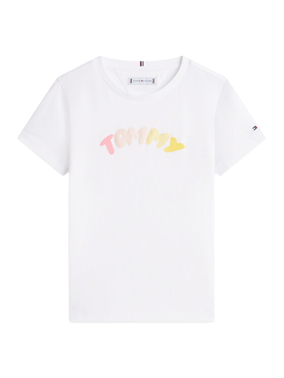 Tommy Hilfiger Tommy Hilfiger Camiseta KG0KG09246 Blanco Regular Fit