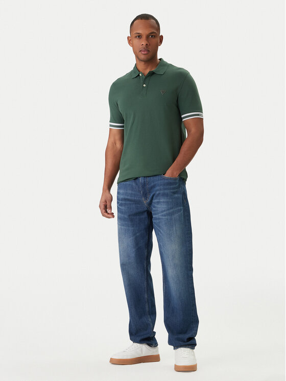Guess Guess Polo M6GP60 K3076 Verde Regular Fit