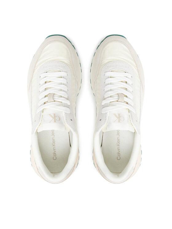 Calvin Klein Jeans Сникърси Calvin Klein Jeans Hike Runner Mg Nylon Perl YW0YW01963 Екрю