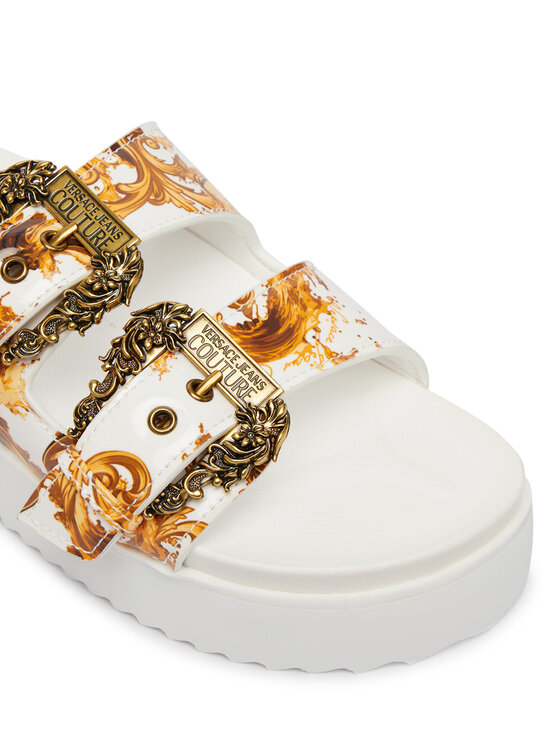 Versace Jeans Couture Шльопанці Versace Jeans Couture 80VA3SM1 ZS366 Золотий